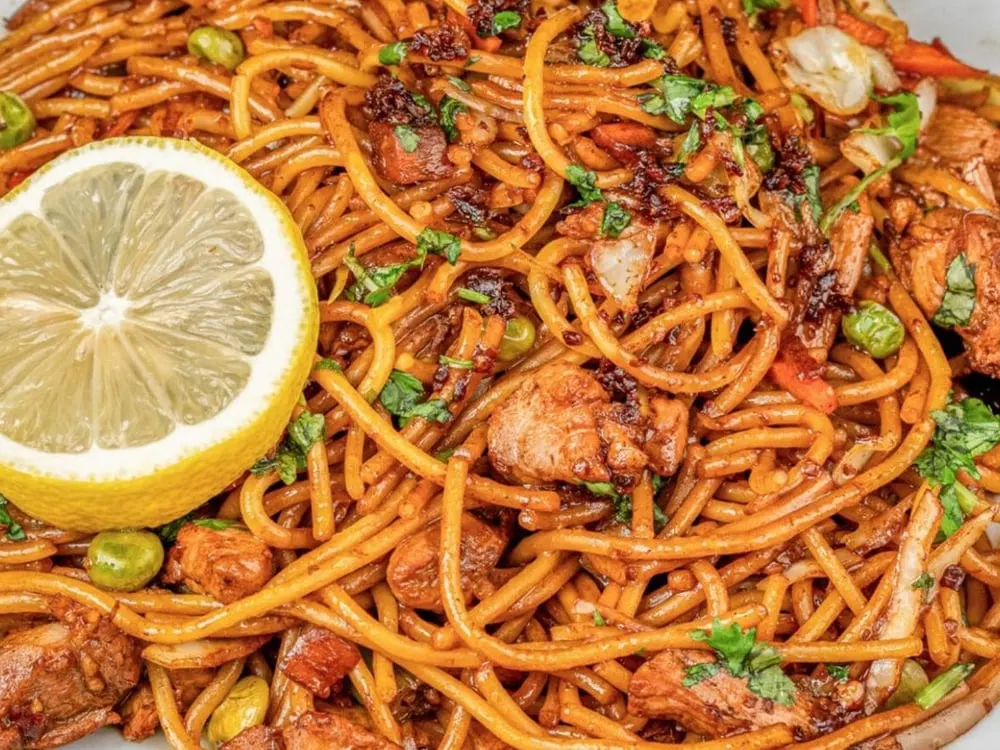 Chicken Noodles (Chowmein) — Fried Rice & Noodles at Clifton Indian Restaurant and Bar, Cincinnati, OH