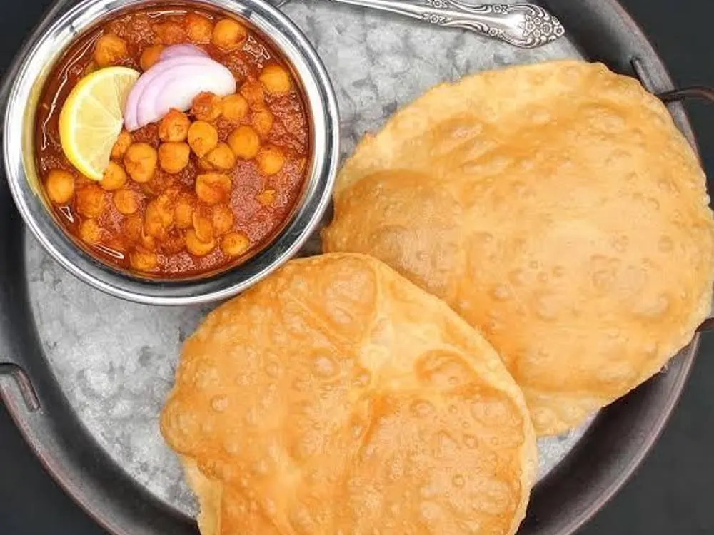 Choley Bhatura — Vegetarian Specials at Clifton Indian Restaurant and Bar, Cincinnati, OH