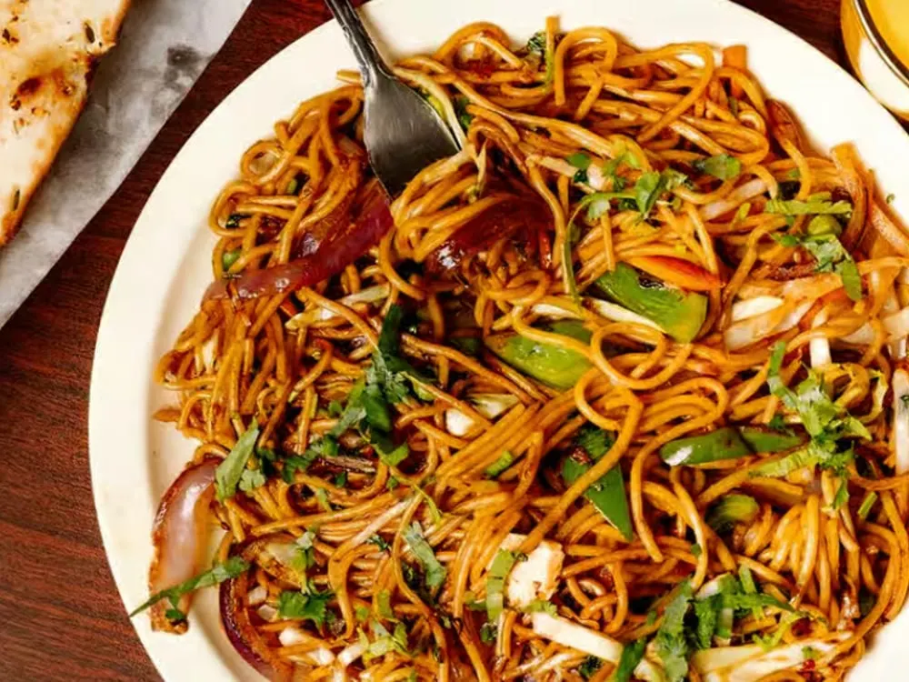 Veg Noodles (Chowmein) — Fried Rice & Noodles at Clifton Indian Restaurant and Bar, Cincinnati, OH